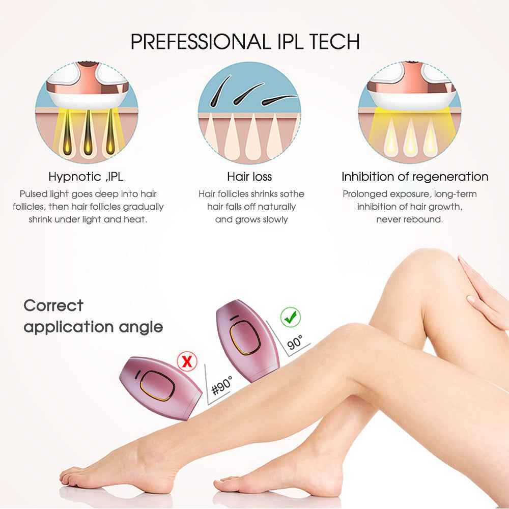 Rechargeable IPL Hair Removal Device
