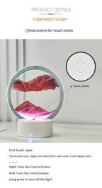 Flowing Sand Art LED Lamp