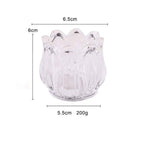 Glass Tulip Candle Holder