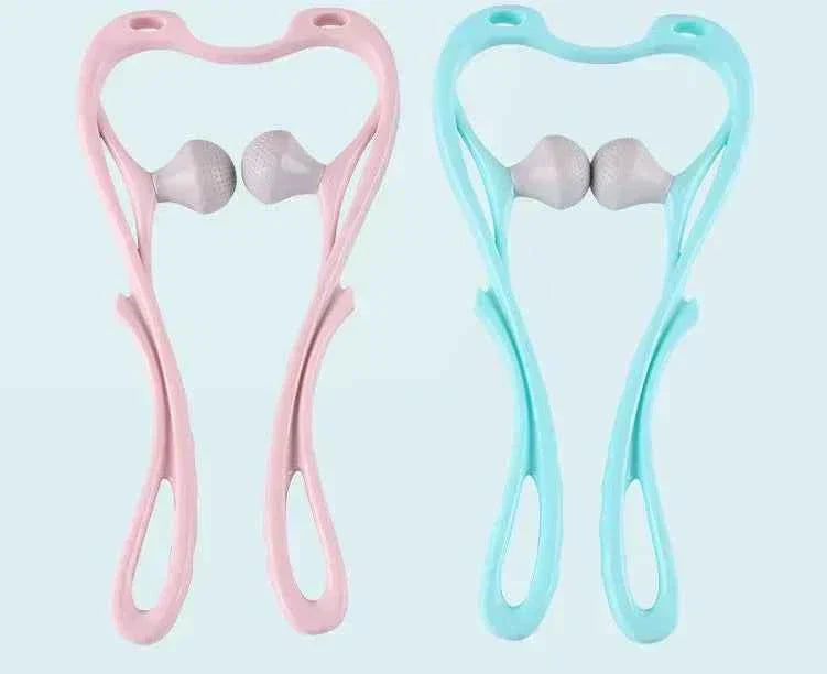 Manual Double-Ball Neck Massager