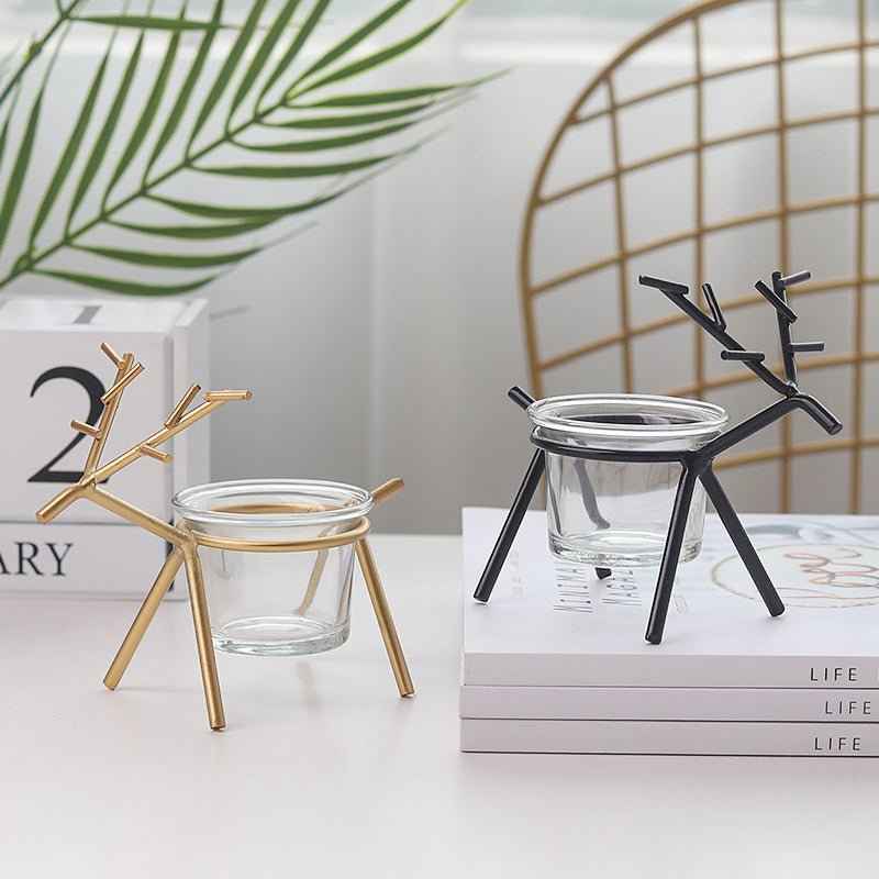 Wrought Iron Candle Holder
