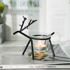 Wrought Iron Candle Holder