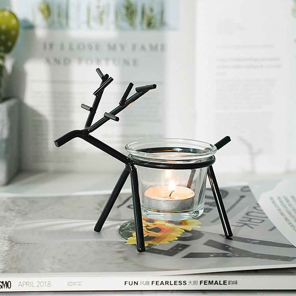 Wrought Iron Candle Holder